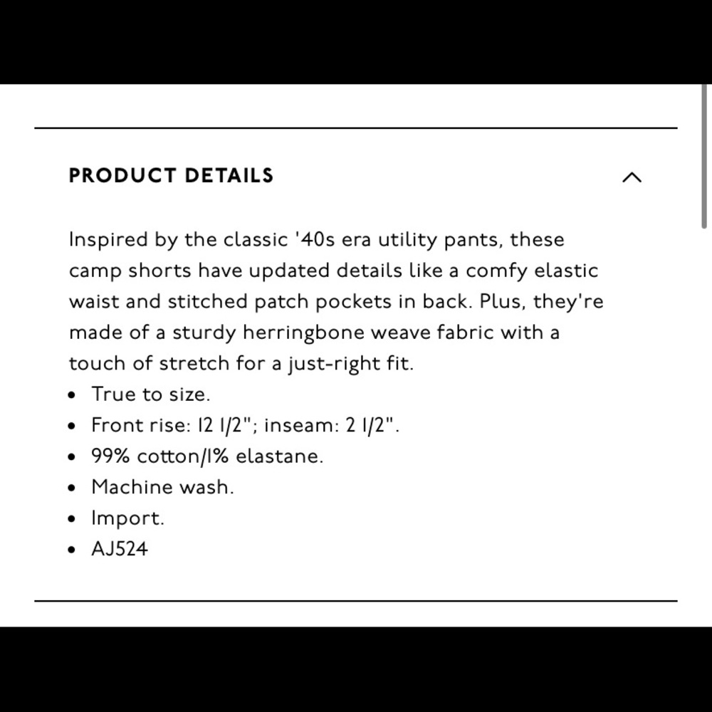 Madewell camp shorts - Picture 5 of 6